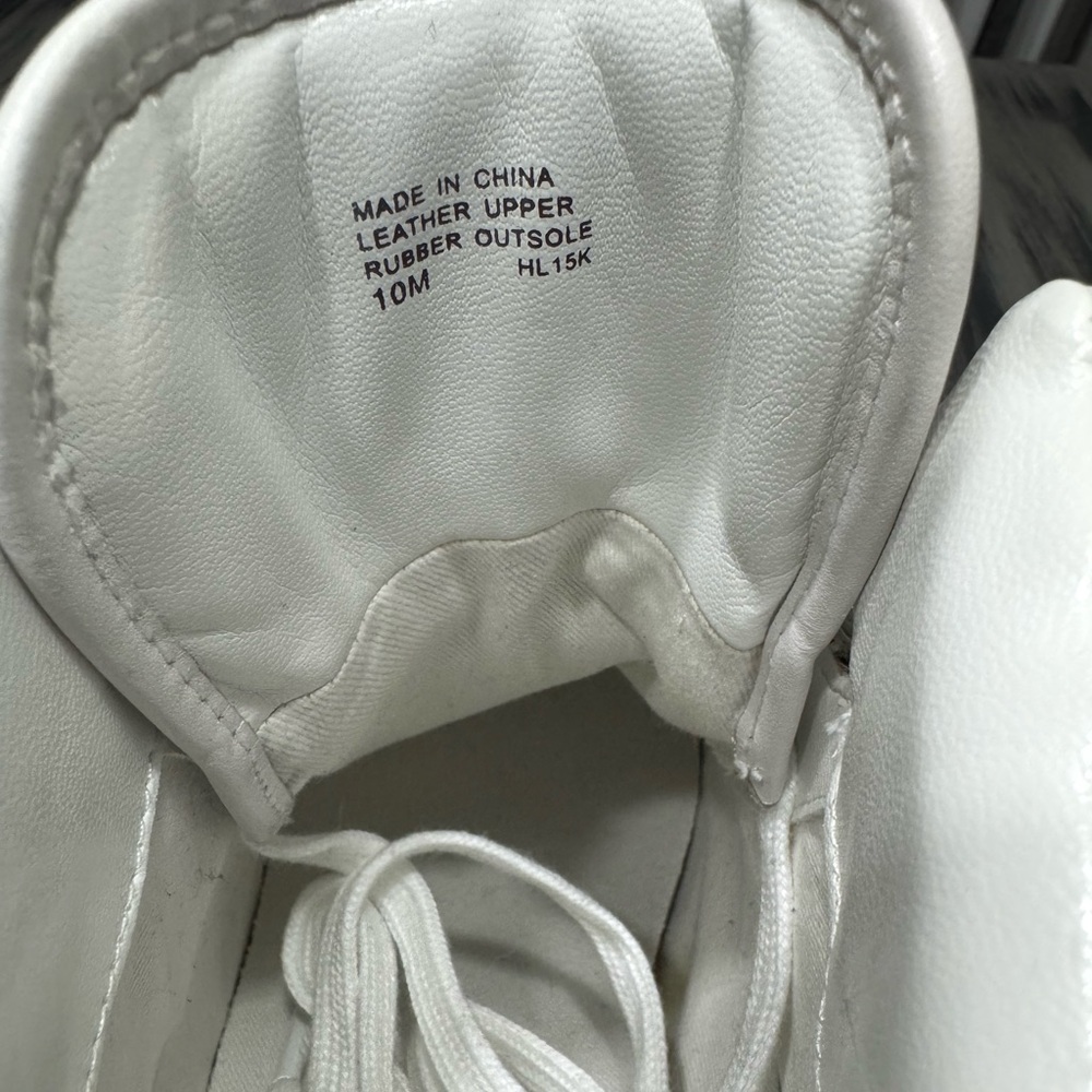 Michael Kors Women’s Nikko Optic White High-Top Hidden Wedge Sneakers Size 10 - Picture 9 of 12